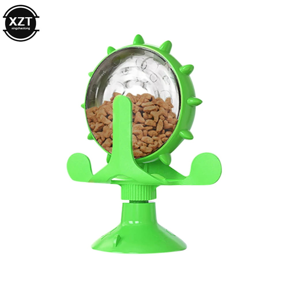 Interactive Rotatable Treat Leaking Wheel Toy - My Pet Shop