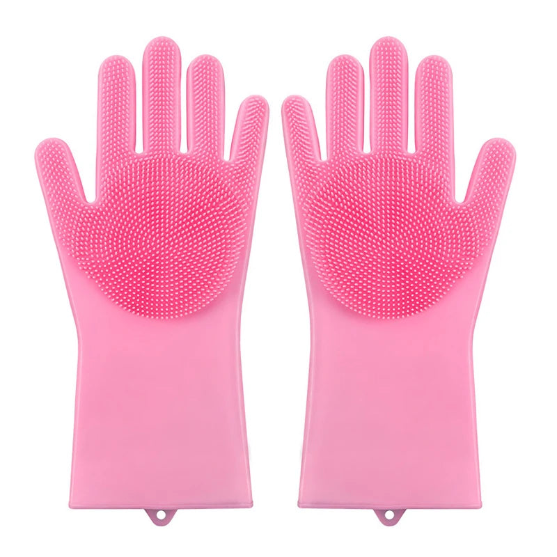 Soft Silicone Pet Scrubber Glove - My Pet Shop