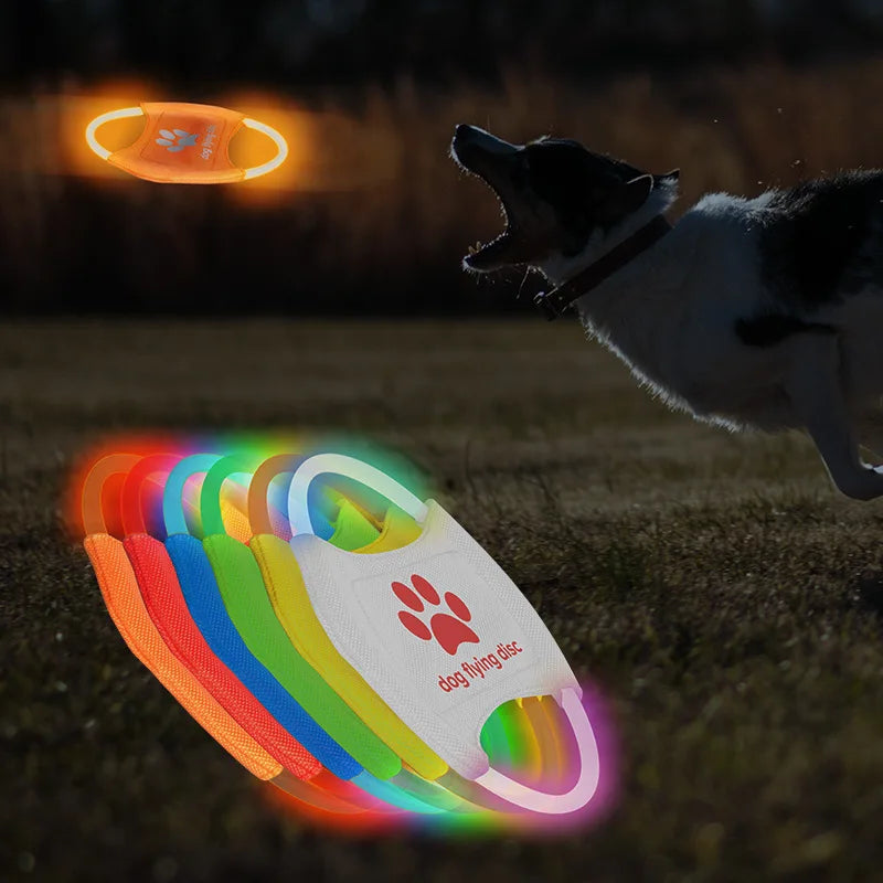 LED Luminous Glowing Flying Discs Toy - My Pet Shop