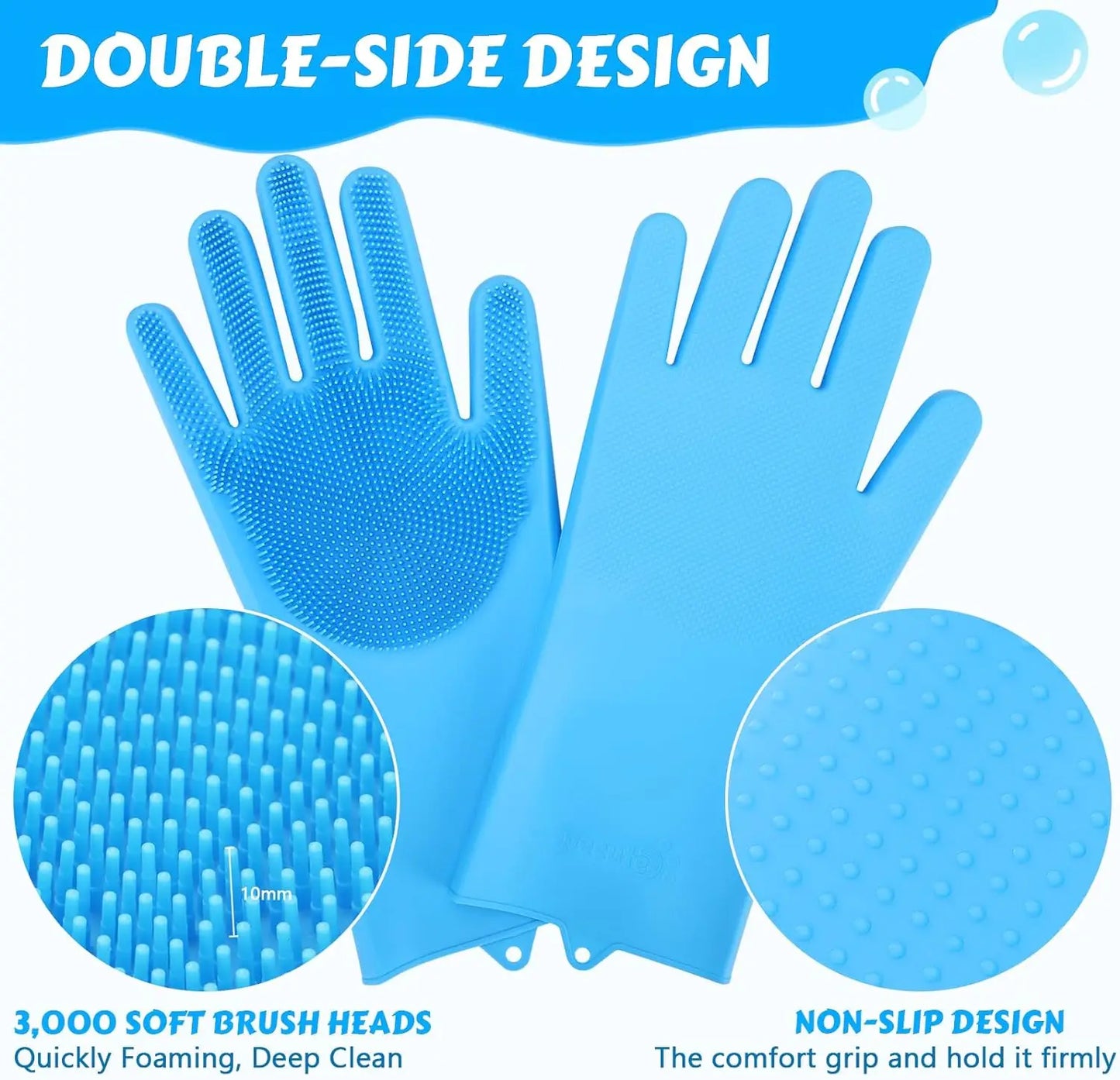 Soft Silicone Pet Scrubber Glove - My Pet Shop