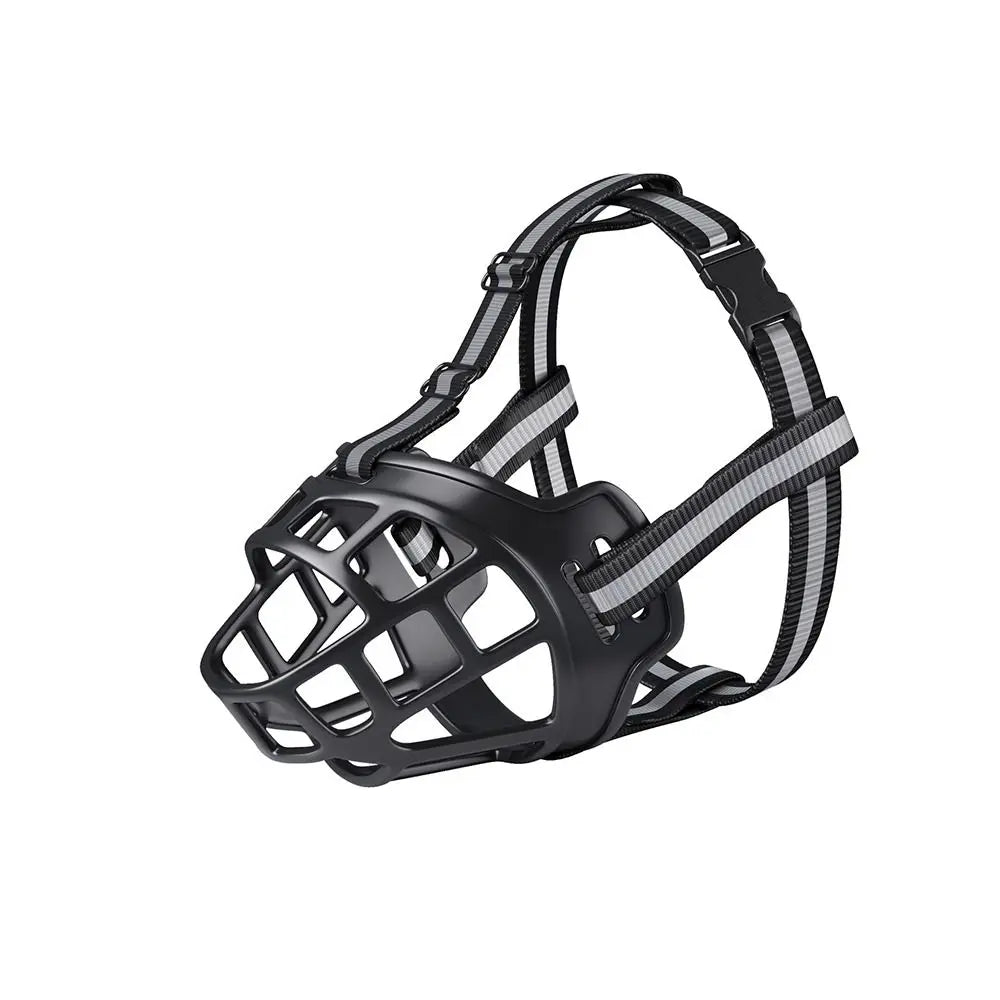 Adjustable Anti-Biting Dog Muzzle Cover With Strip - My Pet Shop