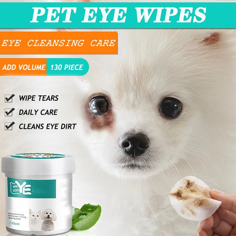Universal Pet Eye Tearmark Wet Wipes - My Pet Shop