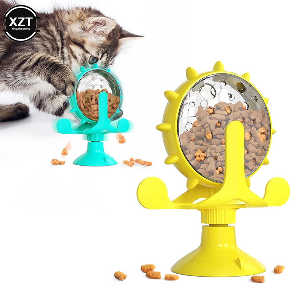 Interactive Rotatable Treat Leaking Wheel Toy - My Pet Shop