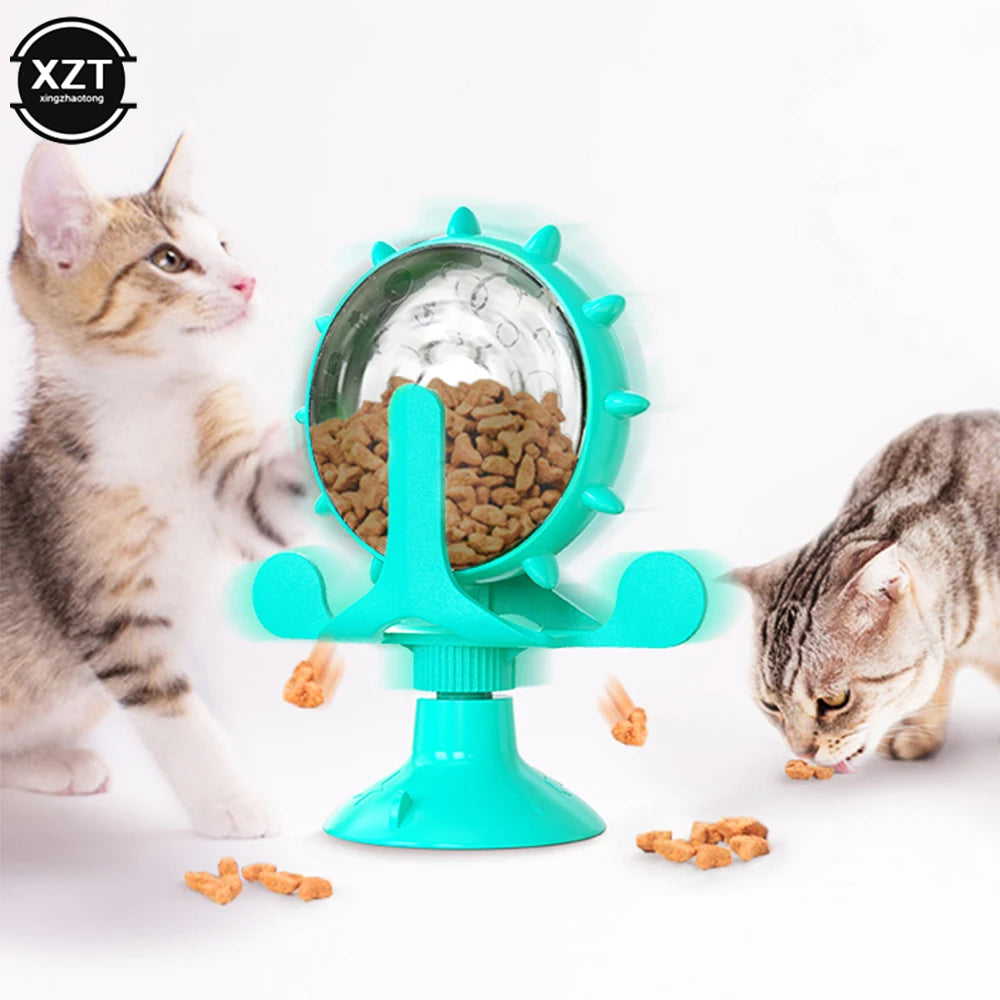 Interactive Rotatable Treat Leaking Wheel Toy - My Pet Shop