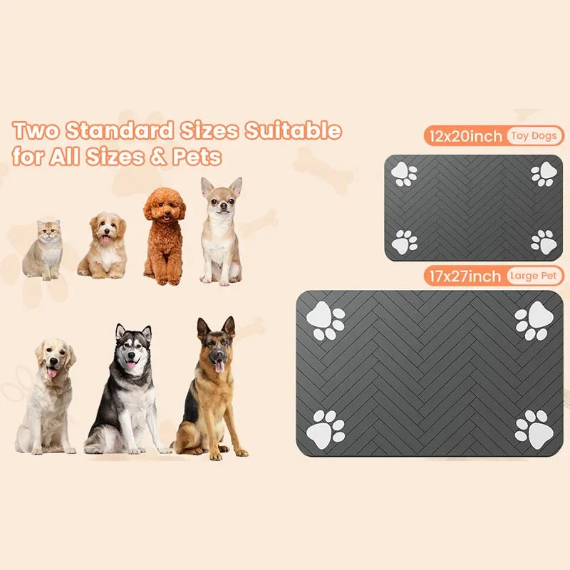 Waterproof Pet Dog Feeding Mat - My Pet Shop