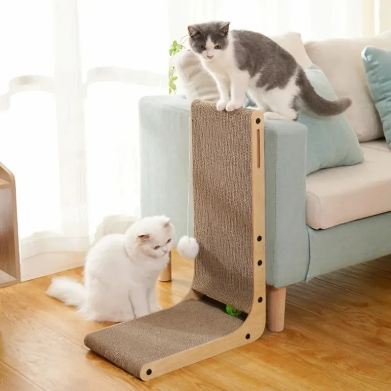 L-shaped Cat Tree Scratcher Board - My Pet Shop