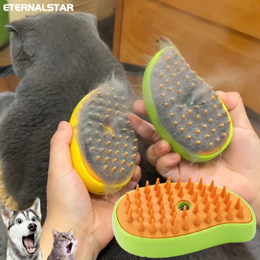 3-in-1 Pet Steam Brush