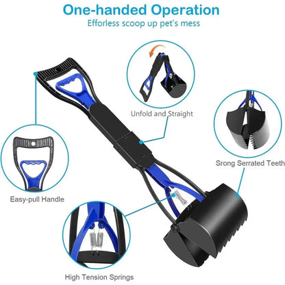 Long Handle Pet Dog PoopScooper - My Pet Shop