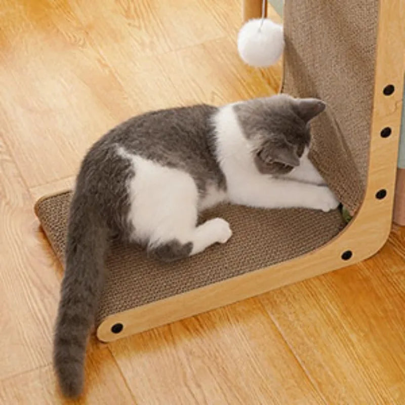 L-shaped Cat Tree Scratcher Board - My Pet Shop