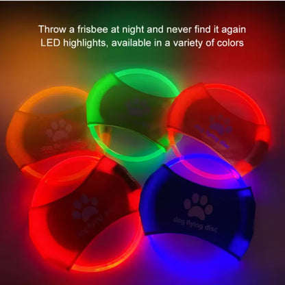 LED Luminous Glowing Flying Discs Toy - My Pet Shop