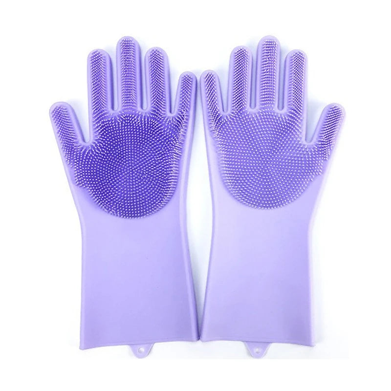Soft Silicone Pet Scrubber Glove - My Pet Shop