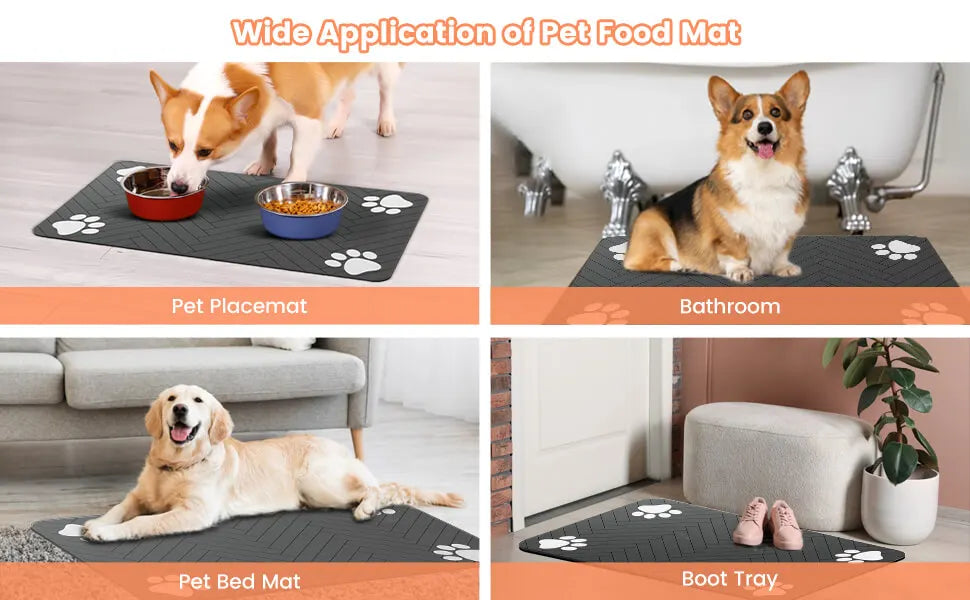 Waterproof Pet Dog Feeding Mat - My Pet Shop