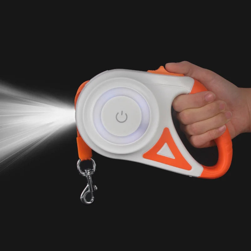 Automatic Retractable Dog Leash with Led - My Pet Shop