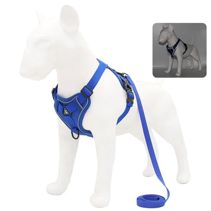 Adjustable No Pull Pet Dog Harness and Leash Set - My Pet Shop