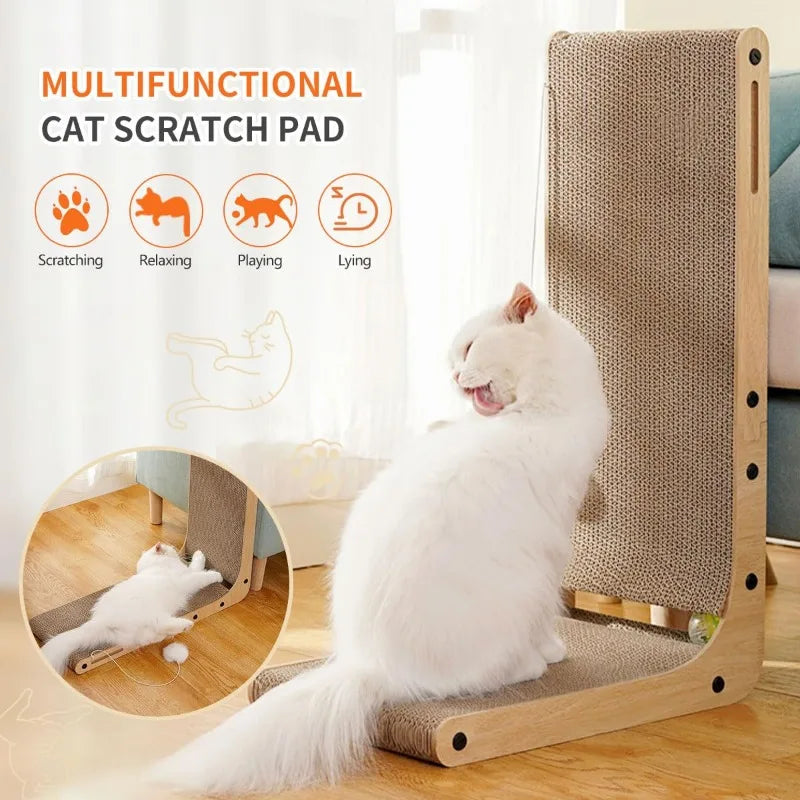 L-shaped Cat Tree Scratcher Board - My Pet Shop
