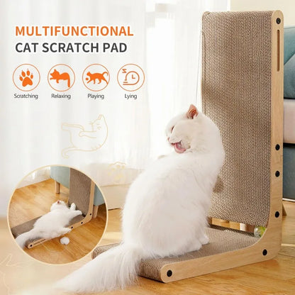 L-shaped Cat Tree Scratcher Board - My Pet Shop